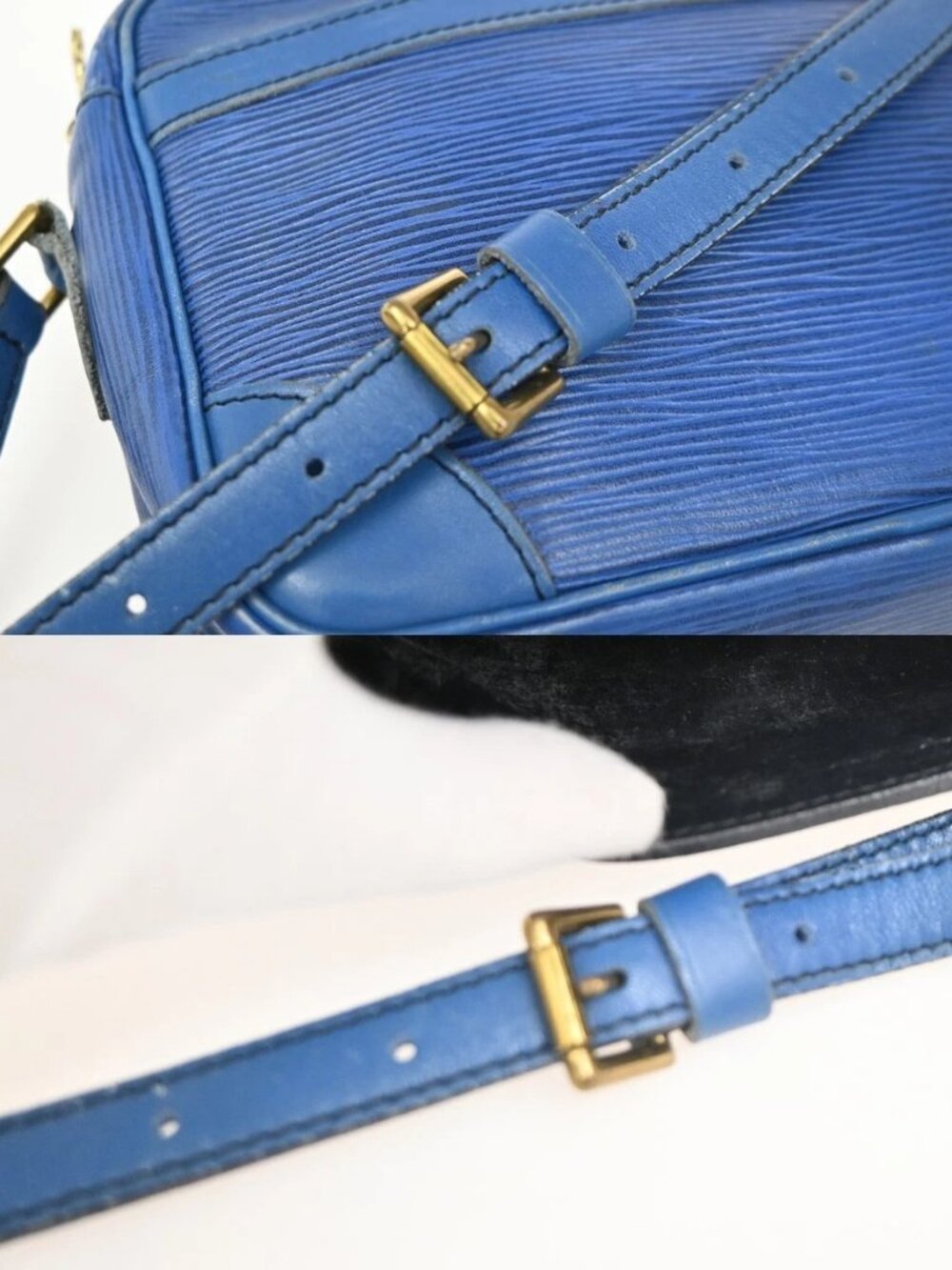 LOUIS VUITTON Trocadero 24 Shoulder Bag Epi Leather Blue France - Picture 8 of 13